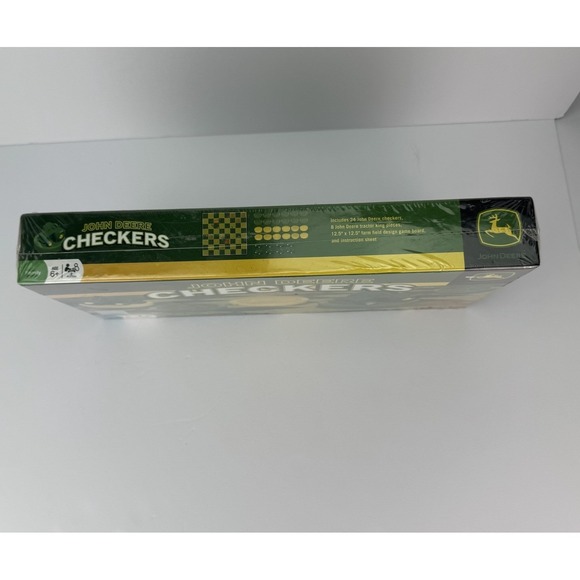 John Deere Checkers Game, Tractor Board Game NEW SEALED - Picture 11 of 12